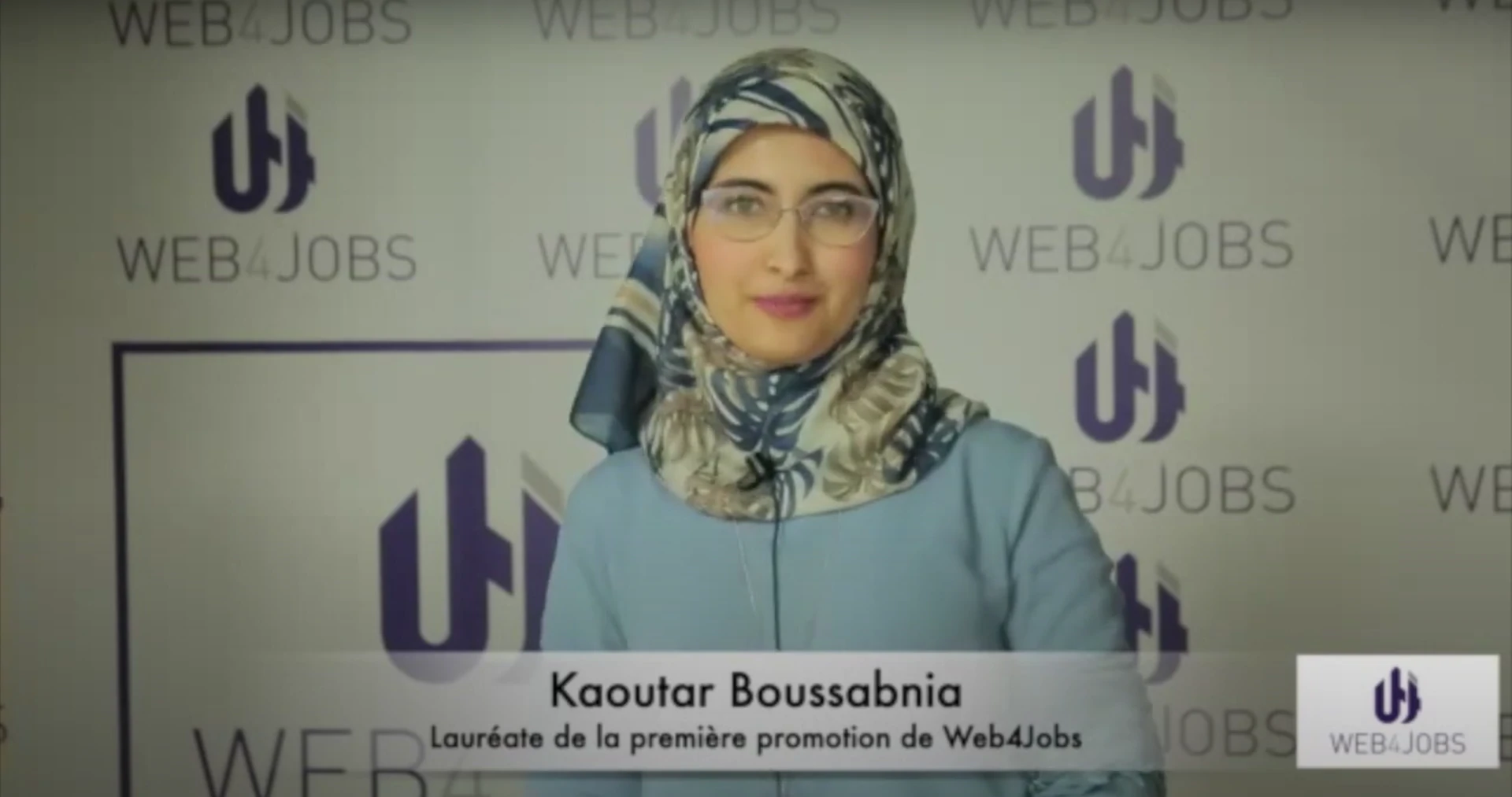 Témoignage de lauréate - Kaoutar, Développeur Full stack